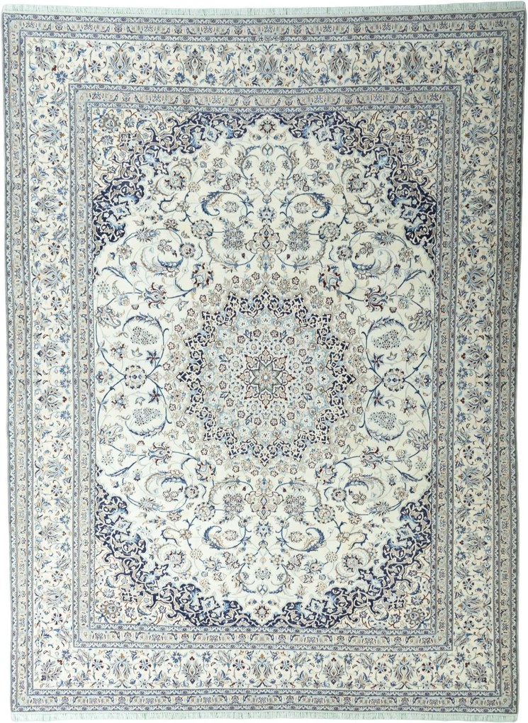 Nain Tappeto 300 x 410 Beige (Iran) Annodato A Mano