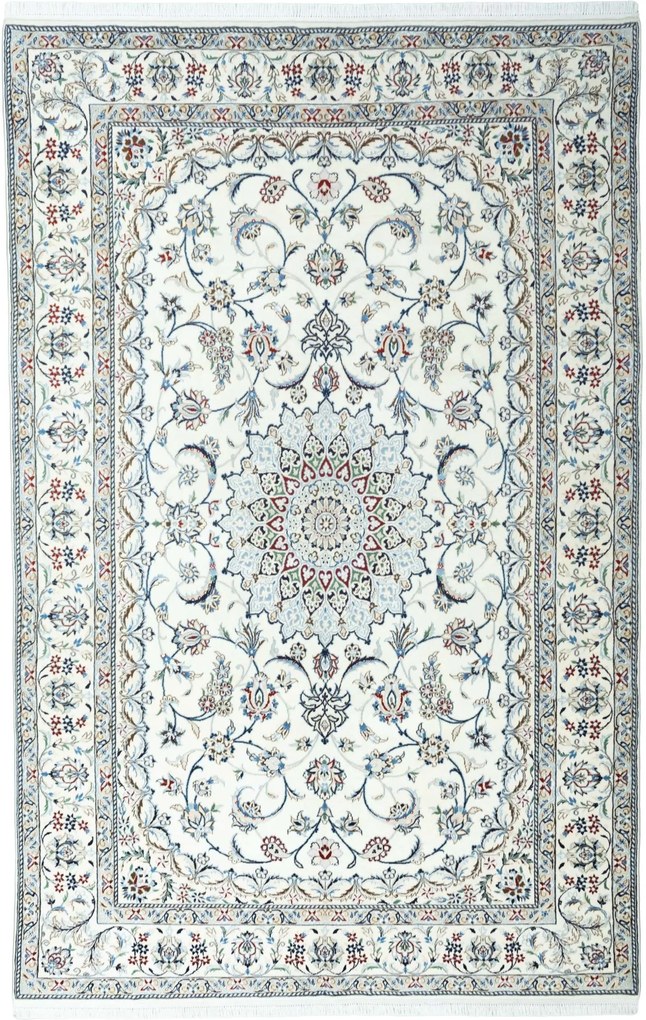 Nain Tappeto 200 x 310 Beige (Iran) Annodato A Mano