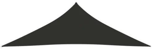 Parasole a Vela Oxford Triangolare 5x5x6 m Antracite