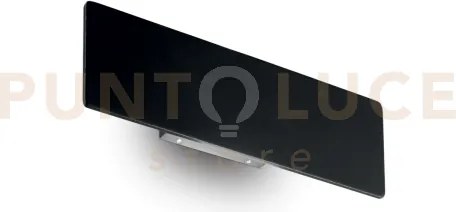 Zig zag square applique led smd 12,5 w on-off 1350 lm 4000 k nero 2...