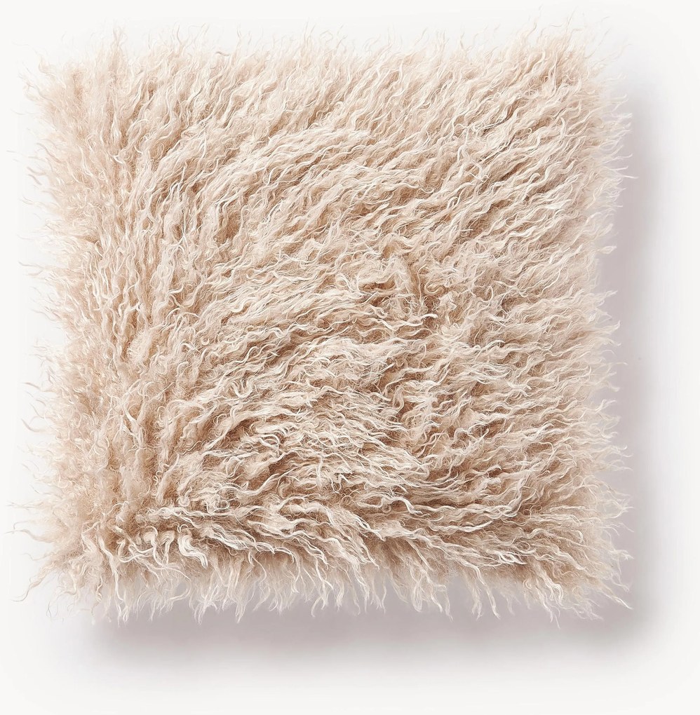 Copricuscino in ecopelliccia riccia Morten