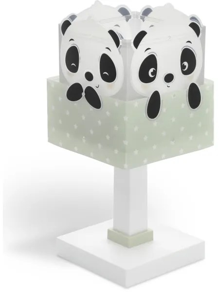 Dalber 63161H - Lampada per bambini PANDA 1xE14/40W/230V verde
