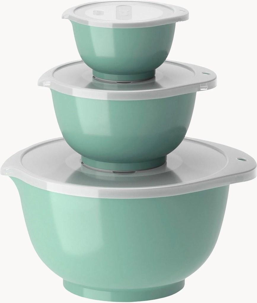 Set di 3 ciotole con coperchio Margarethe