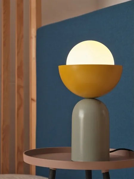 Osram - Lampada da tavolo DECOR BOWL 1xE14/25W/230V verde/gialla