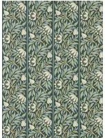 Morris & Co Carta da parati Peony Trellis - Bayleaf/ Slate