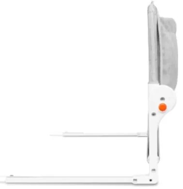 Lionelo - Barriera di sicurezza per letto EVA grigia