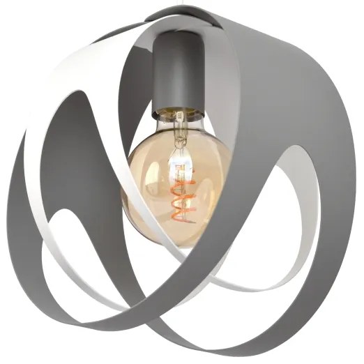 Lampadario a sospensione con filo MOONLIGHT 1xE27/15W/230V grigio