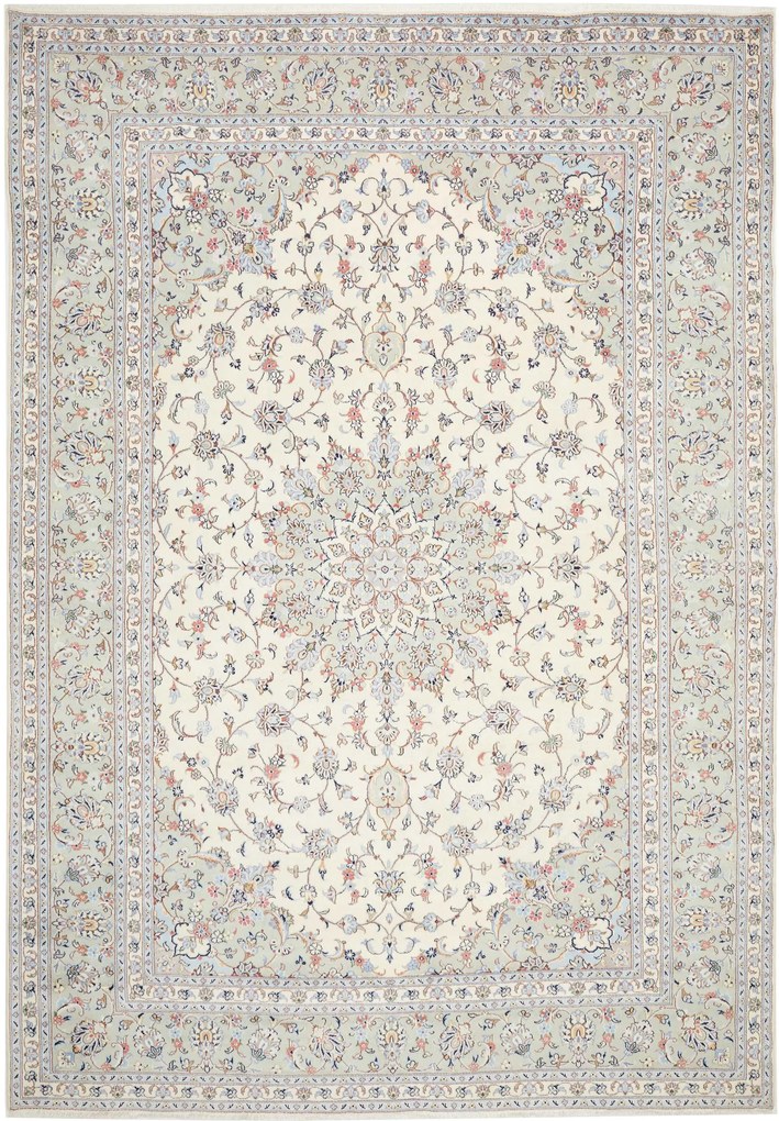 Kashan Tappeto persiano 250x350 Beige (Iran) Annodato A Mano