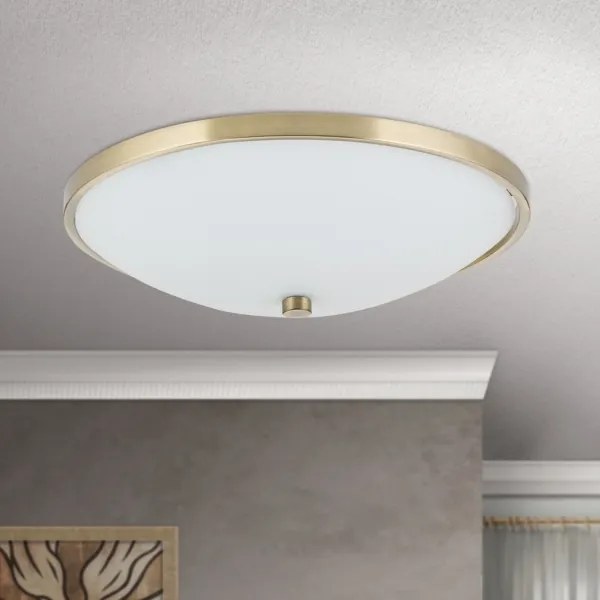 Orion DL 7-531/40 - Plafoniera AIDA 3xE27/60W/230V diametro 40 cm ottone