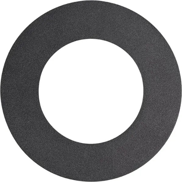 Faretto Incassato Tondo Nero Orientabile con Anello di Riempimento - Edu