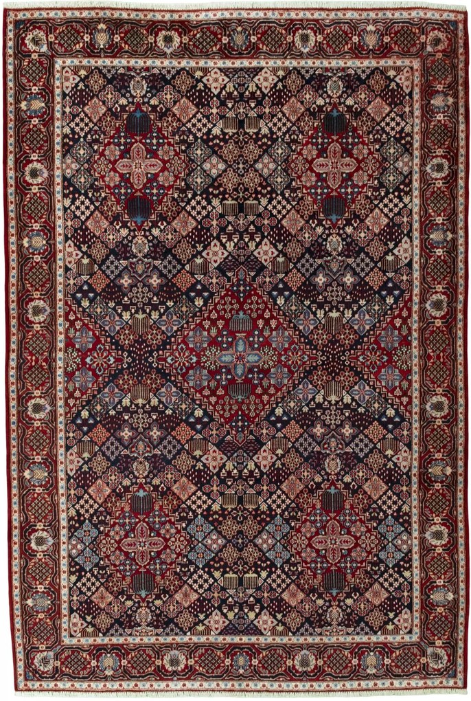 Josheghan Tappeto persiano 220x320 Blu (Iran) Annodato A Mano