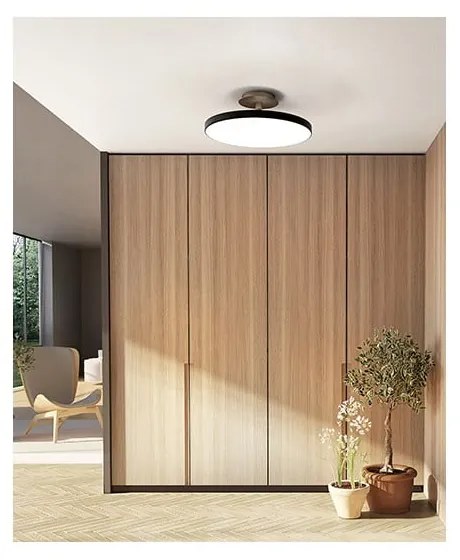 Antracite Apparecchio da soffitto a LED ø 60 cm Asteria Up - UMAGE