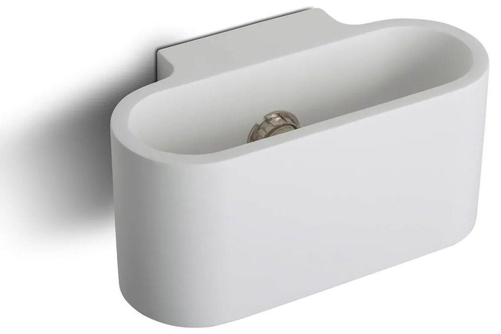 Applique da Parete LINEAR in Gesso Pitturabile G9