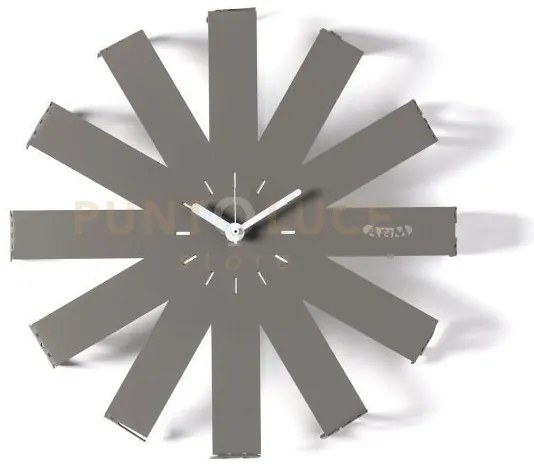 Orologio da parete di design lumor fango,bianco marmo