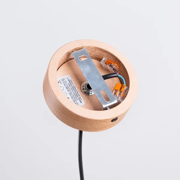 Sollux SL.1351 - Lampadario a sospensione con filo MARION 1xE27/15W/230V diametro 29,5 cm nero