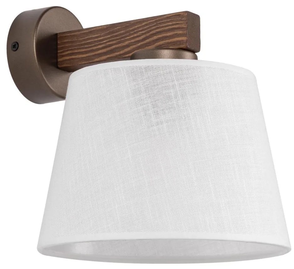 Brilagi - Lampada da parete LATTE 1xE27/15W/230V pino/bianco