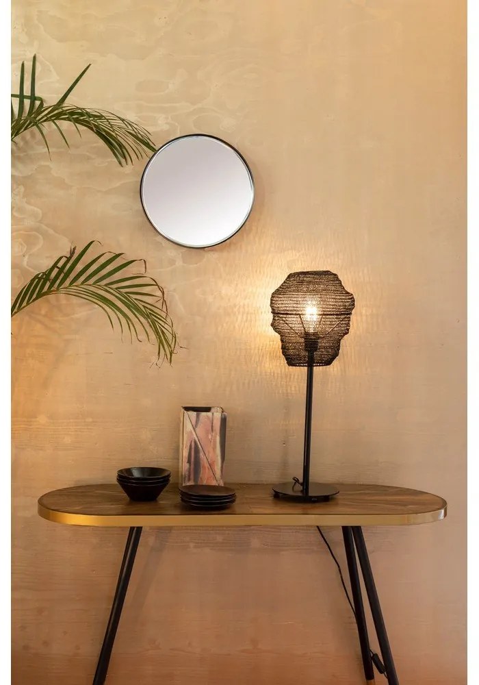 Lampada da tavolo nera Lena - White Label