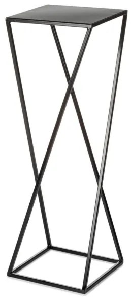 Portafiori 70x24 cm nero