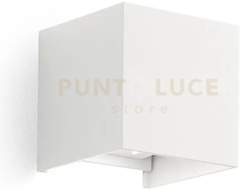 Ges860c- applique bianco a led 2 luci biemissione 3000k 590lm 2x5w ...