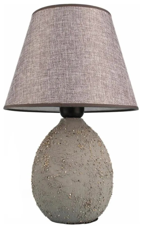 Lampada da tavolo RAMZES 1xE27/40W/230V grigia