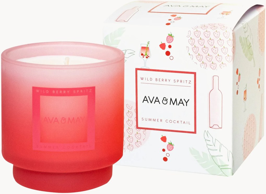 Candela profumata Wild Berry Spritz (fragola, gardenia, lampone)