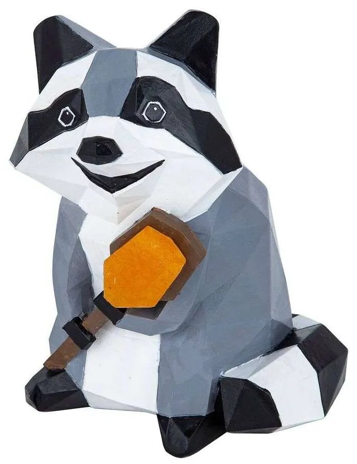 Lindby - Racoon Lampada Solare White/Black/Grey Lindby