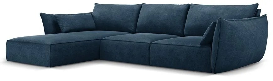Divano angolare blu scuro (angolo sinistro) Vanda - Mazzini Sofas