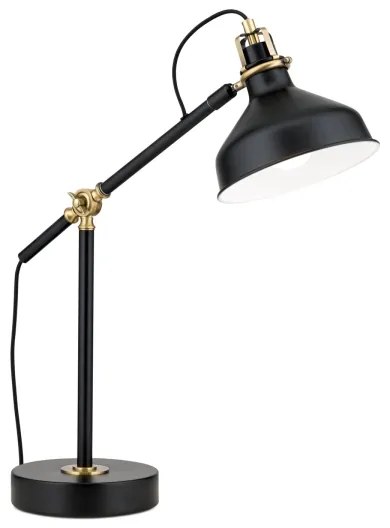Orion LA 4-1222/1 - Lampada da tavolo SCHILLER 1xE27/40W/230V nero/bronzo