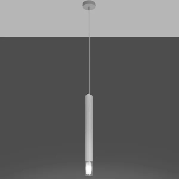 Sollux SL.0957 -Lampadario su corda VIZIER 1xG9/12W/230V bianco