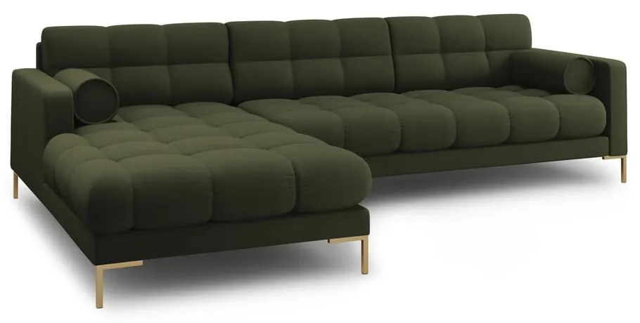 Divano angolare verde (angolo sinistro) Bali - Cosmopolitan Design