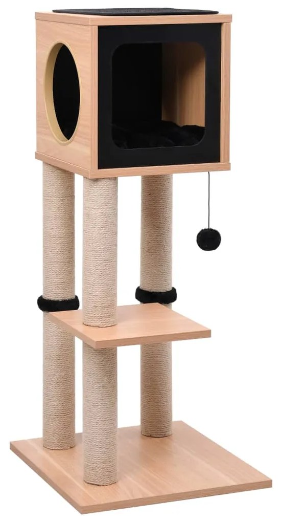 Albero per Gatti con Tappeto Tiragraffi in Sisal 90 cm