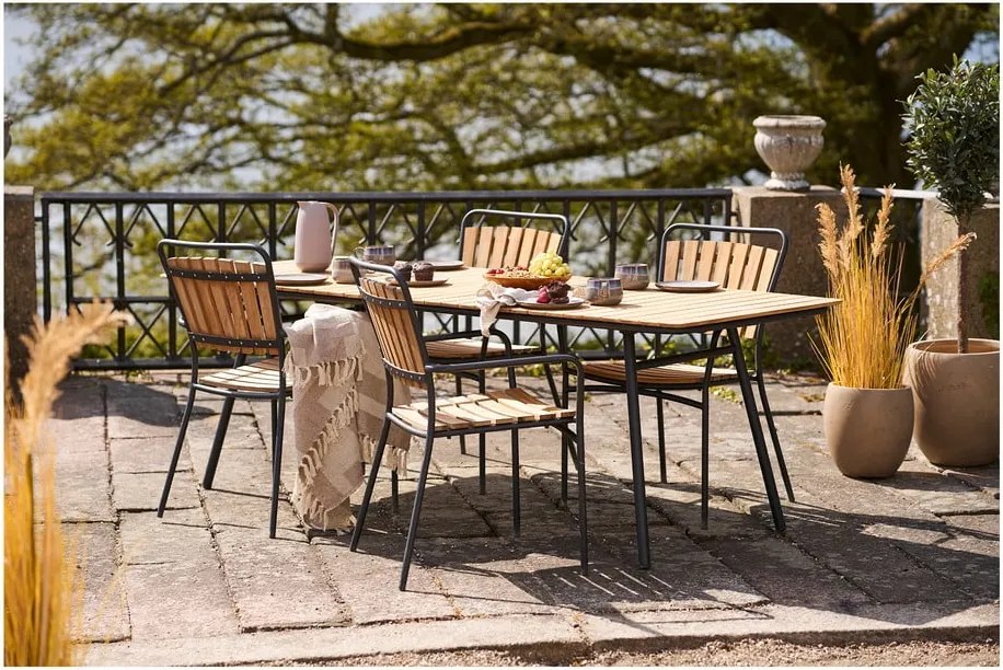 Coperta marrone chiaro in cotone riciclato 130x180 cm Adana – House Nordic