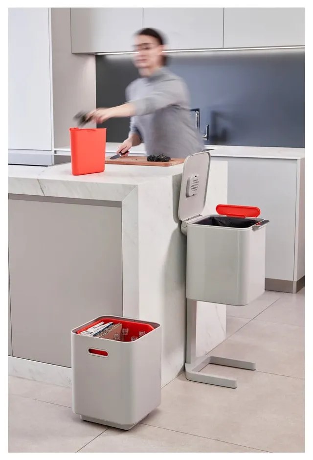 Totem Compact, bianco crema, 40 l - Joseph Joseph