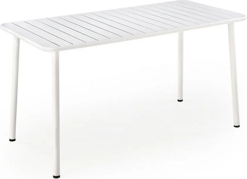 Tavolo rettangolare Bosco bianco L140 cm