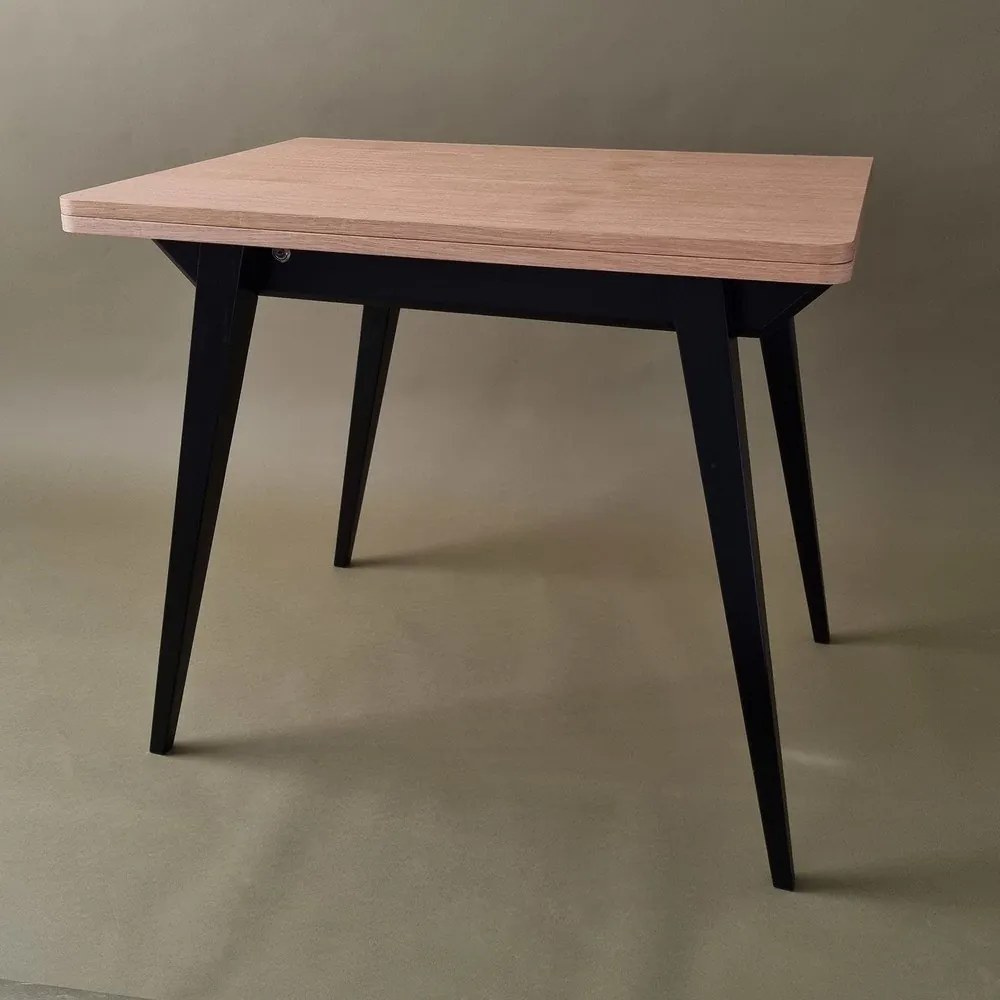 Tavolo da pranzo con piano effetto frassino allungabile 65x90 cm Envelope – Ragaba