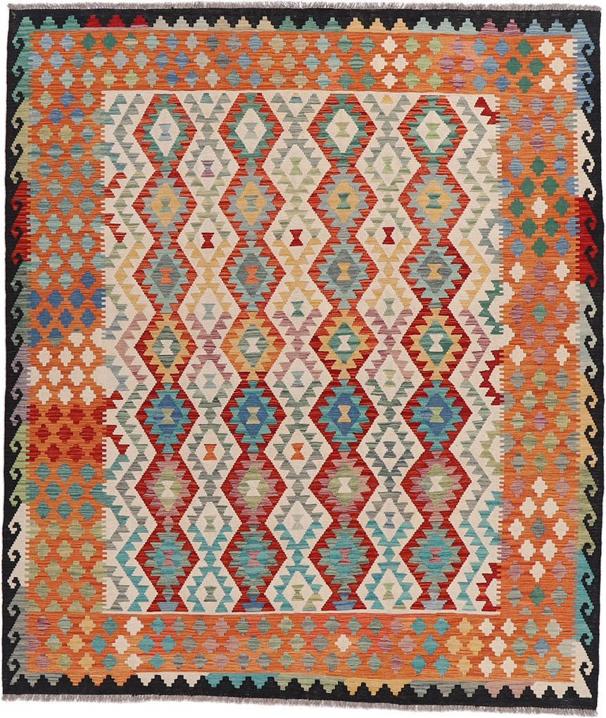 Kilim Tappeto orientale 290 x 250 (Pakistan) Annodato A Mano