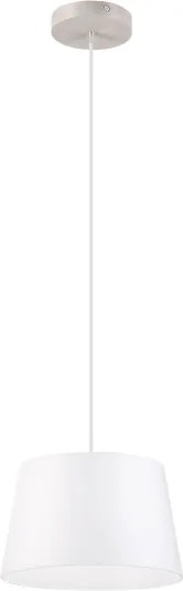 Lampadario a sospensione con cavo AIDA 1xE27/60W/230V Ø 25 cm rovere/bianco