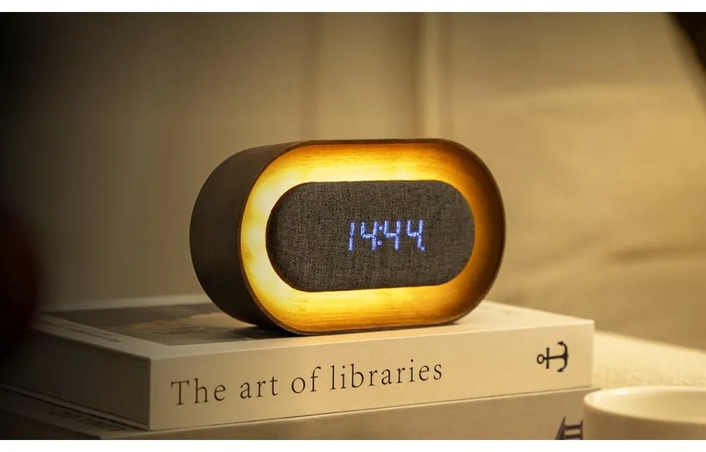 Sveglia digitale Lumos Walnut – Gingko