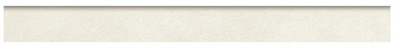 Piastrella battiscopa Ombra in gres porcellanato bianco opaco L 75 x H 7 cm x Sp 9 mm confezione da 6 ml
