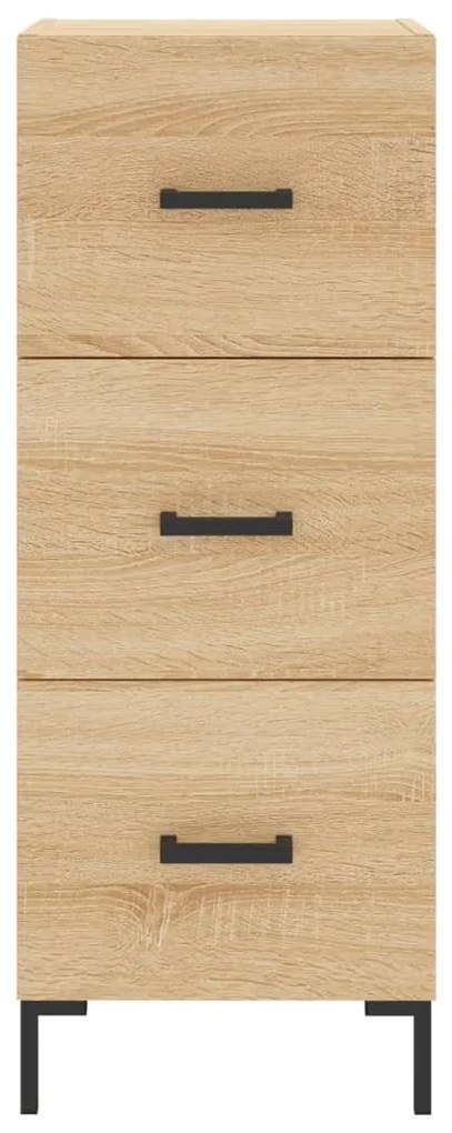 Credenza Rovere Sonoma 34,5x34x180 cm in Legno Multistrato