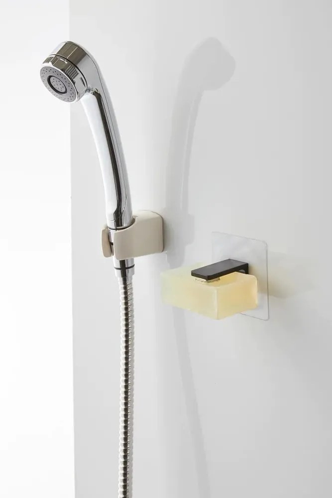 Porta dispenser per sapone nero autoportante magnetico in plastica Film Hook - YAMAZAKI