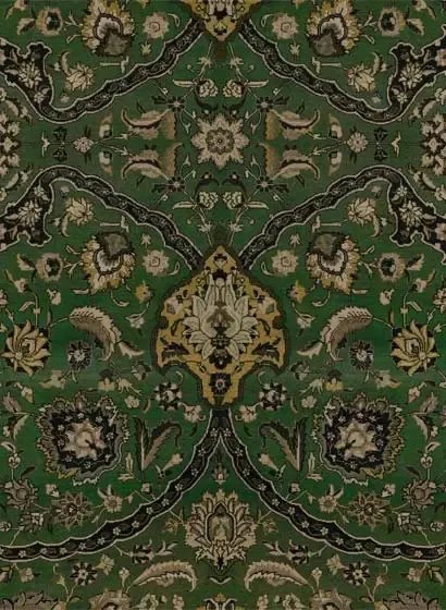 House of Hackney Carta da parati Zanjan - Juniper-Green