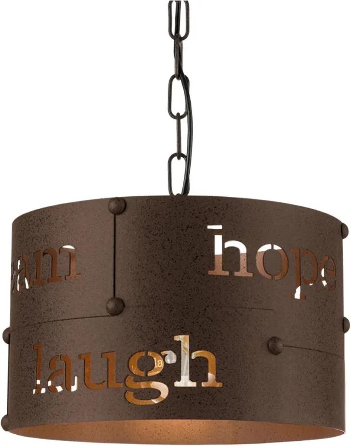 Eglo 49734 - Lampadario a sospensione con catena COLDINGHAM 1xE27/60W