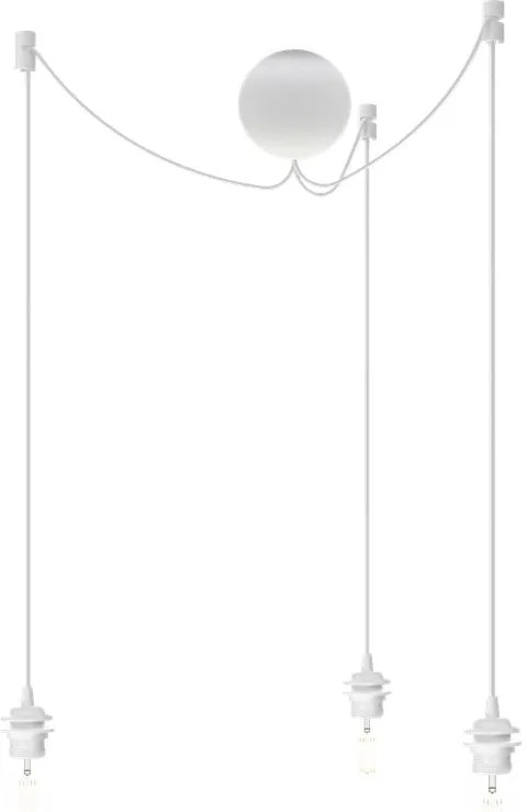 Cavo bianco a tripla sospensione per apparecchi Cannonball - UMAGE