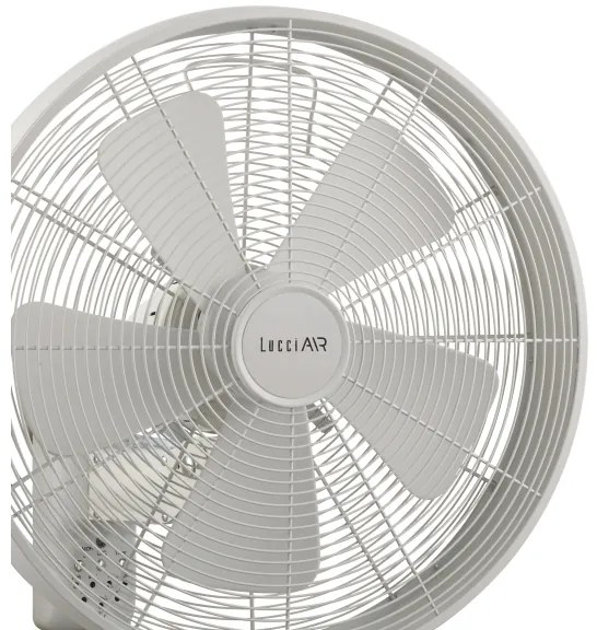 Lucci Air 213128EU - Ventilatore da parete BREEZE 55W/230V bianco + telecomando