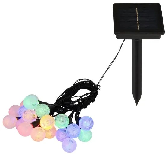 Globo 36352-20 - LED RGB Solare catena 20xLED/0,06W/3V 770 cm IP44