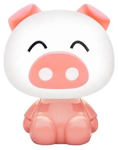 Zuma Line KDR-603B-PK - Lampada da tavolo touch per bambini PIG LED/3W/230V