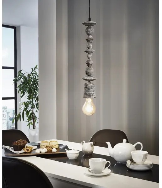 Eglo 49372 - Lampada a sospensione AVOLTRI 1xE27/60W/230V