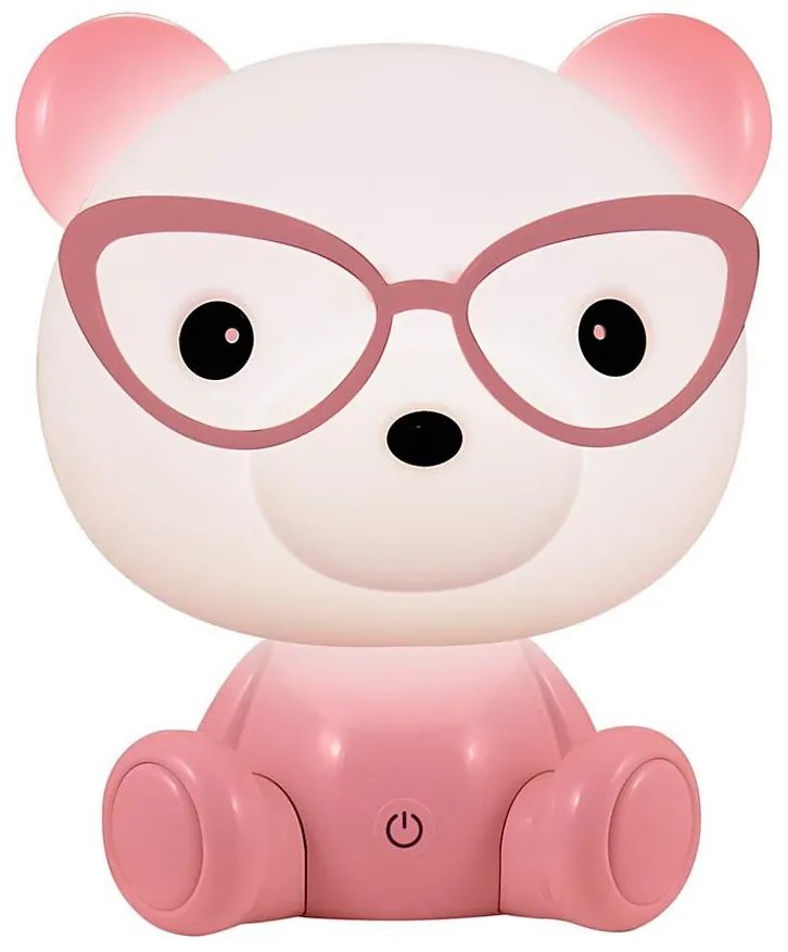 Lampada LED notturna per bambini dimmerabile LED/2,5W orso rosa