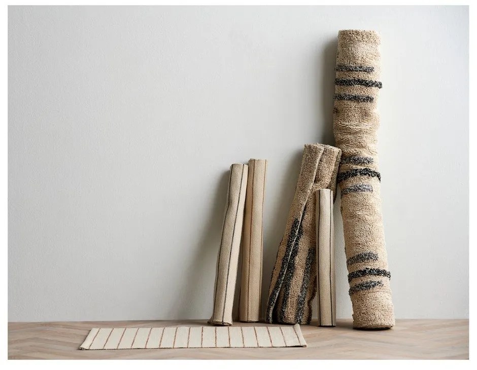Tappeto beige con cotone 60x90 cm Line - Södahl